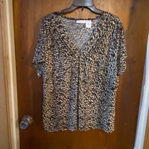 Fabulous Leopard Skirt/Top Set